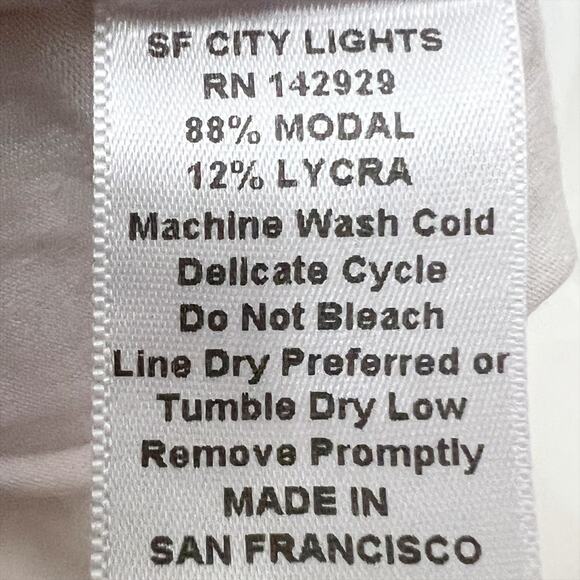 San Francisco City Lights Gypsy Girl Lace Cami Tank Top White Size Small NEW - Picture 8 of 8